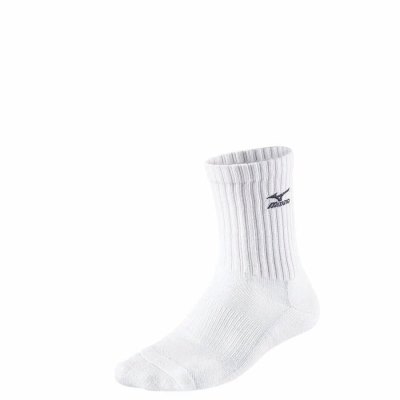 Calcetines Mizuno Volleyball Medium Mujer Blancos / Azul Marino - Chile M723WUICDS